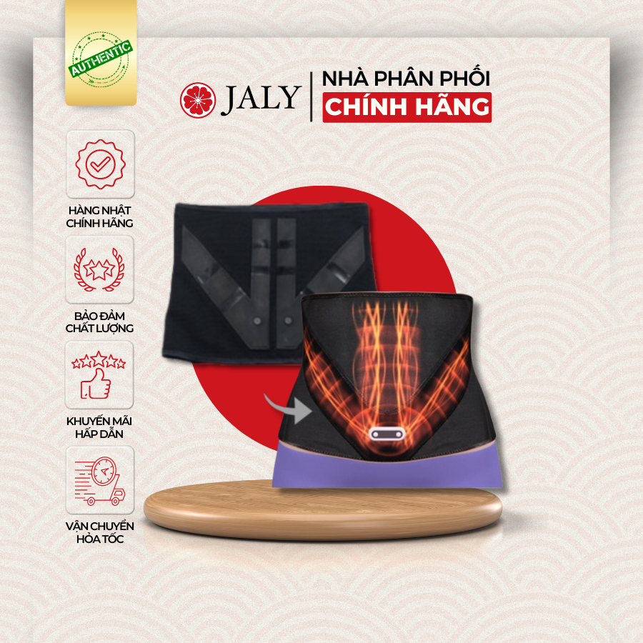 ĐAI MASSAGE BỤNG EMS NỘI ĐỊA NHẬT HỖ TRỢ THON GỌN BỤNG 4-5CM CHỈ TRONG 1 THÁNG