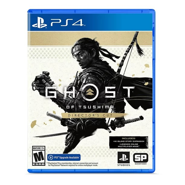 Đĩa Game Ps5/Ps4 : Ghost of Tsushima Director's Cut hệ US