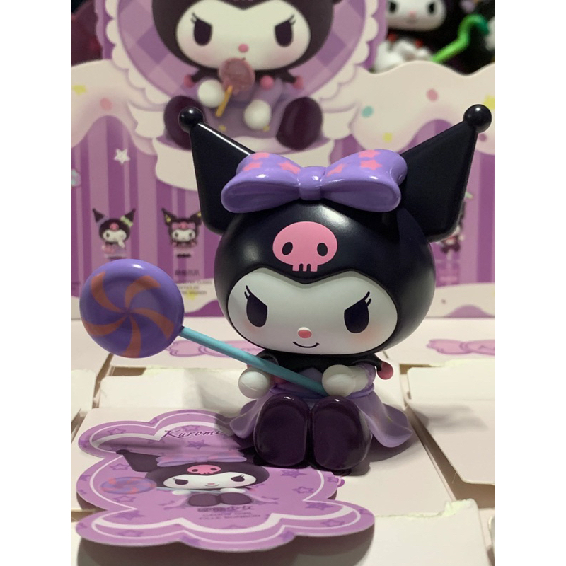 Gacha blindbox mô hình nhân phẩm Kuromi cho kẹo hay bị ghẹo