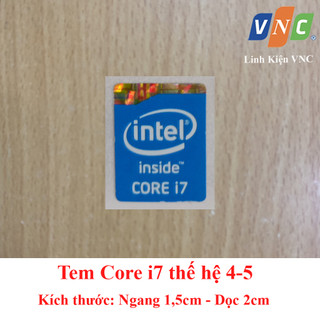 Tem core i7 thế hệ 4, tem core i7 thế hệ 5 - màu xanh