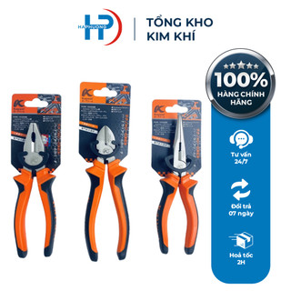 Kìm điện, kìm nhọn, kìm cắt kapusi japan chính hãng, thép crv không gỉ siêu cứng siêu bền