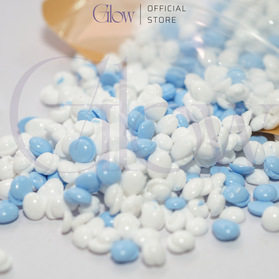 Sáp Wax Lông Mix Sữa Dừa Mix Dừa Xanh Premium Mùi Thơm Nhẹ Siêu Bám Lông Siêu Sạch Tặng Que Gỗ GLOWWAXING Che Tên SP