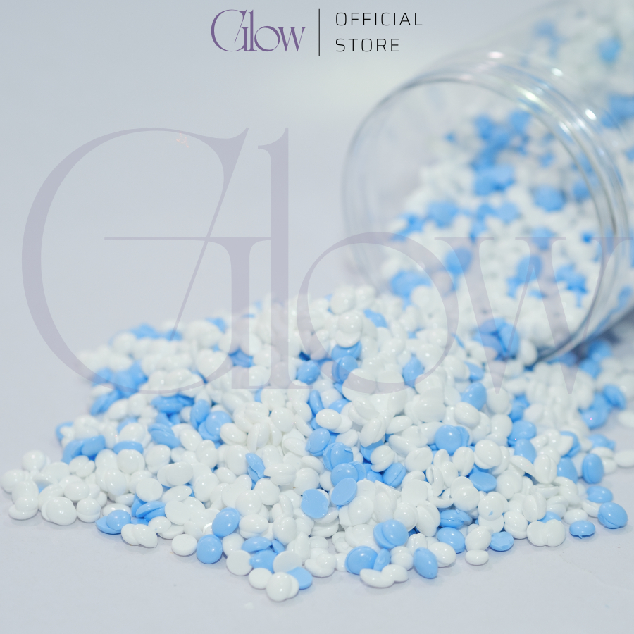 Sáp Wax Lông Mix Sữa Dừa Mix Dừa Xanh Premium Mùi Thơm Nhẹ Siêu Bám Lông Siêu Sạch Tặng Que Gỗ GLOWWAXING Che Tên SP