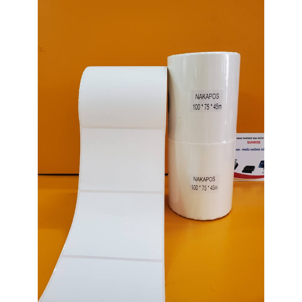 Giấy in đơn bưu điện 100x75mm có lớp dán in đơn Vietell tem nhiệt 100x75 in vận đơn Vietnam Post