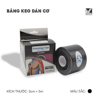 Băng keo dán cơ thể thao hỗ trợ cơ bắp giảm đau khi vận động phù hợp chơi bóng rổ, pickleball
