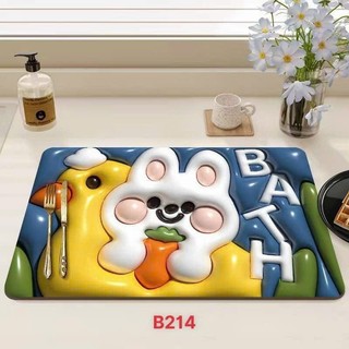 [GIÁ TỐT NHẤT, GIÁ SỈ ] Thảm lau chân 5D in hình siêu cute mẫu hot 2023, thảm chùi chân thấm nước 5s, kích thước 40*60CM