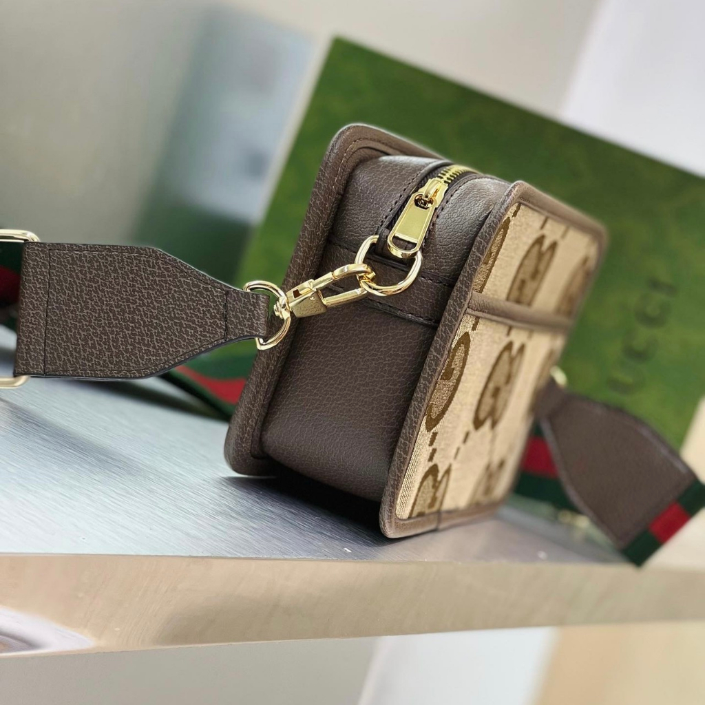 Túi đeo chéo Gucci họa tiết monogram logo to fullbox bill thẻ LA on web