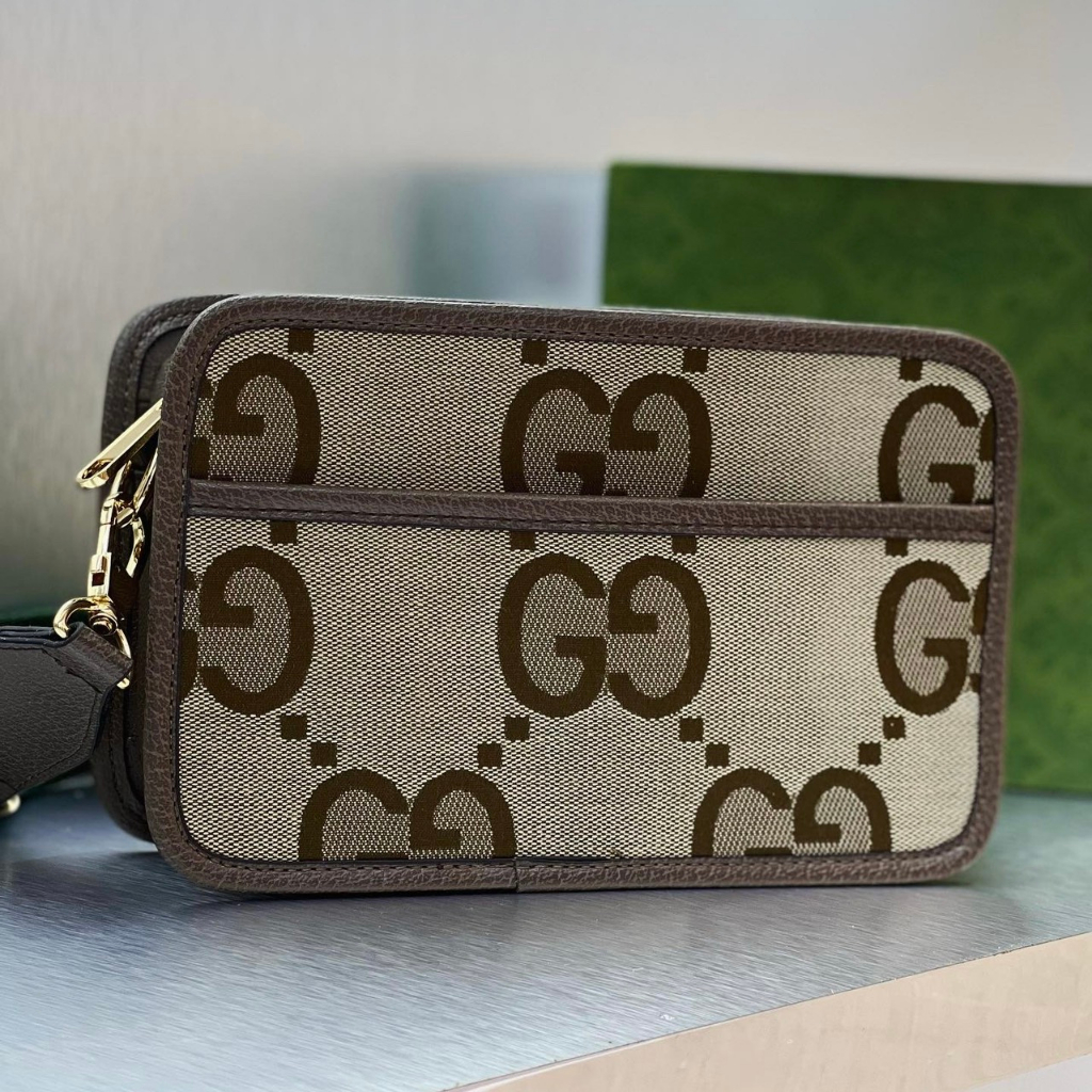 Túi đeo chéo Gucci họa tiết monogram logo to fullbox bill thẻ LA on web