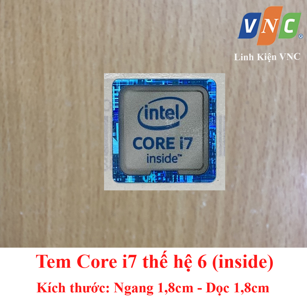 Tem Core i7 Thế Hệ 6 - màu Trắng Xanh