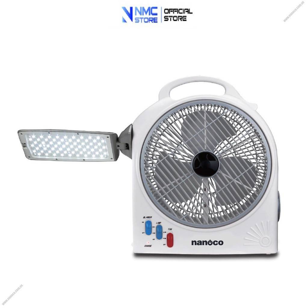 Quạt Tích Điện To Chính Hãng Nmc Store 2 Bình Thời Gian Chạy 24H 6 In 1 - Công Suất 25W