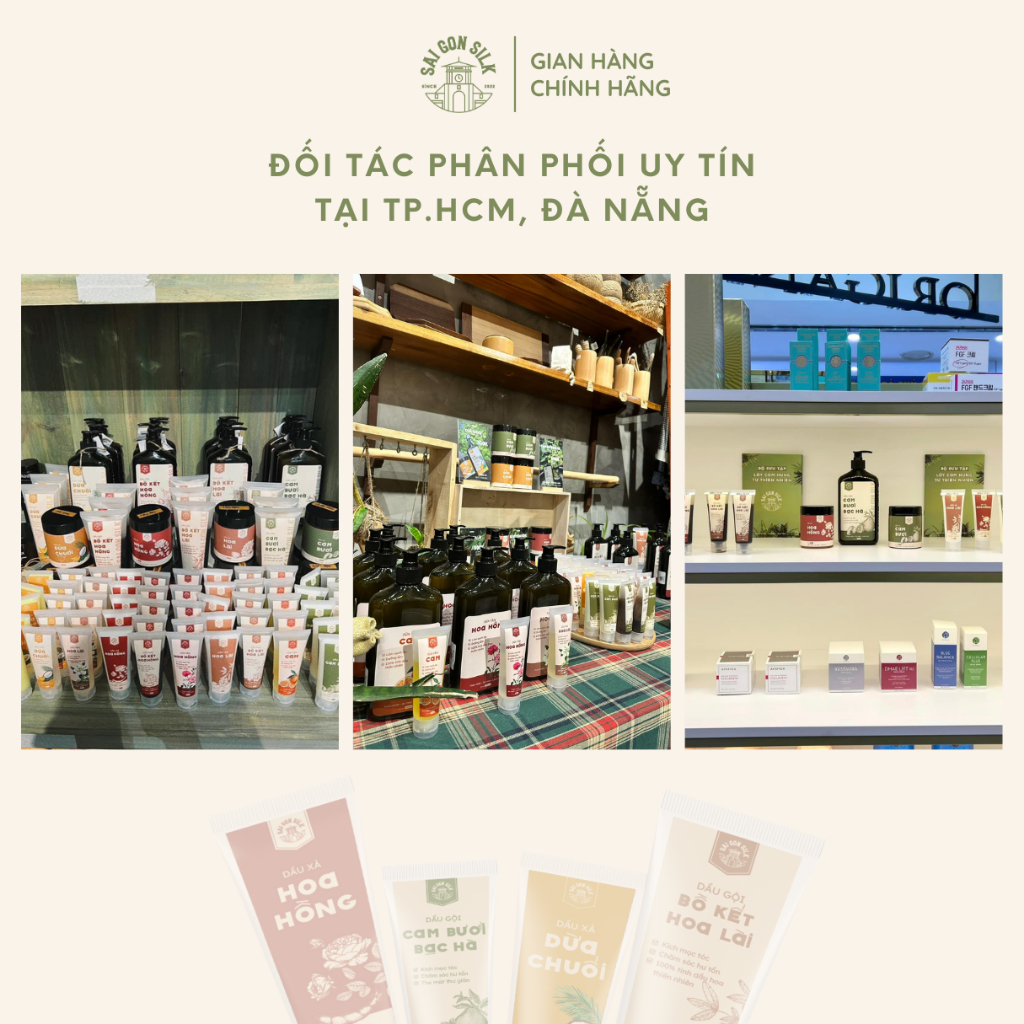 Sữa Tắm Hoa Lài Saigon Silk giúp cấp ẩm, mềm mịn da, ngăn lão hoá 500ml