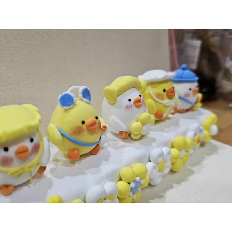 Mô hình vịt để bàn bằng đất sét