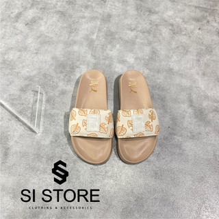 Dép P.u.m.a Animal Crossing Pastel Suede Nâu Nhạt