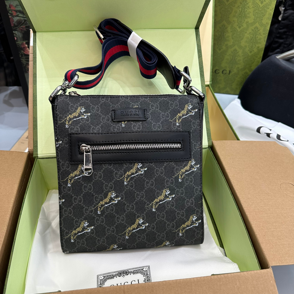 Túi đeo chéo Gucci đeo chéo họa tiết hổ bay 23x21x5cm fullbox bill thẻ LA on web
