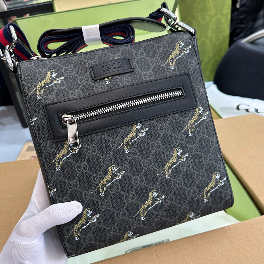 Túi đeo chéo Gucci đeo chéo họa tiết hổ bay 23x21x5cm fullbox bill thẻ LA on web