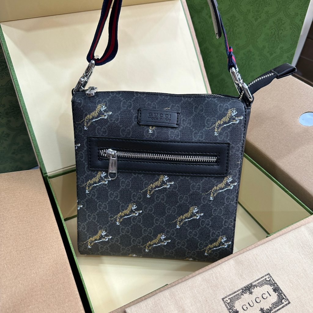 Túi đeo chéo Gucci đeo chéo họa tiết hổ bay 23x21x5cm fullbox bill thẻ LA on web