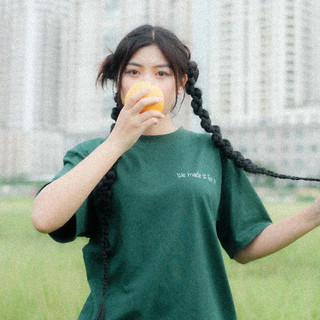 Áo thun oversize Nam/Nữ Section22 ( We made it for U ) - Xanh lá