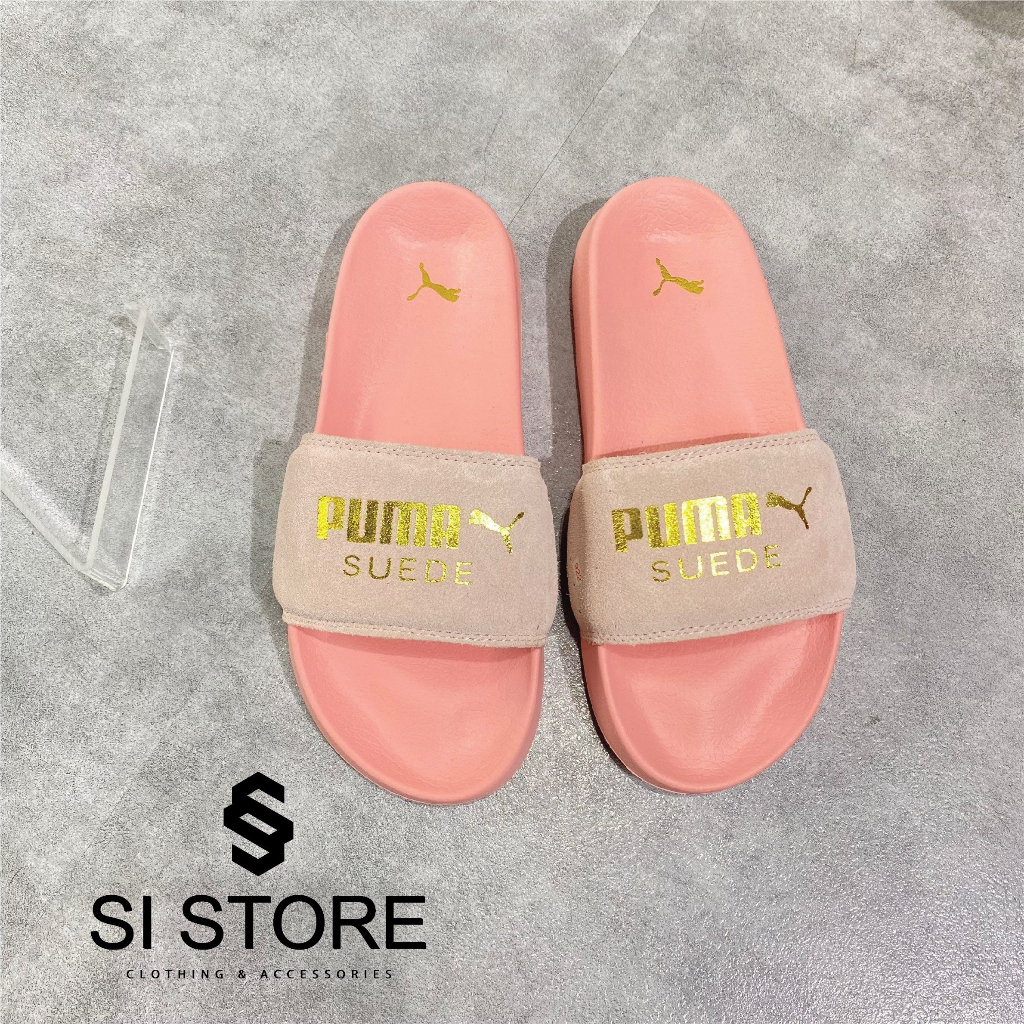 [Siêu Sale ] Dép P.u.m.a Suede Pink / Hồng *Chính Hãng*