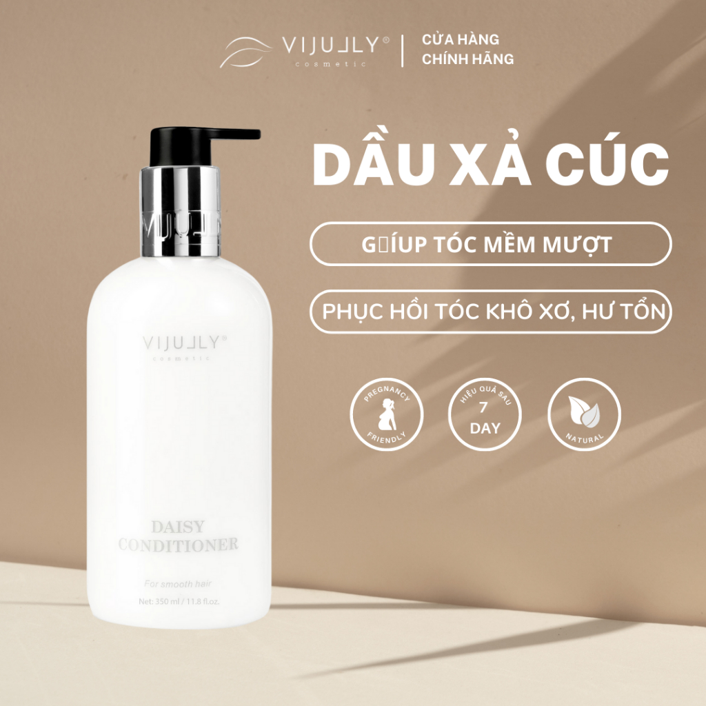 Dầu Xả Hoa Cúc VIJULLY COSMETIC Giúp Tóc Mềm Mượt, Phục Hồi Tóc Hư Tổn 350ml