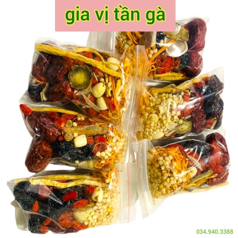 Set Gia vị tần, lẩu gà thu.ốc bắc [ mua 5 set tặng 1 ]