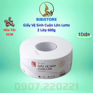 Giấy vệ sinh cuộn lớn choice l lotte hàn quốc 2 lớp 600g