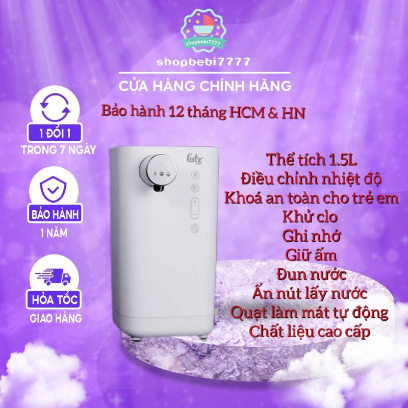 MÁY ĐUN VÀ HÂM NƯỚC PHA SỮA THÔNG MINH FATZ BABY - SMART 3 - FB3802MX