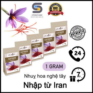 Nhuỵ hoa nghệ tây saffron mr brown đức 1g