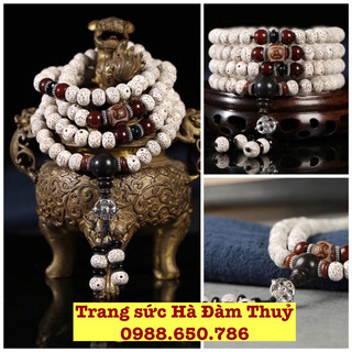 Chuỗi Tràng hạt Bồ Đề 108 hạt đeo tay niệm Phật. Tặng kèm Hộp Đựng, tặng kèm Thẻ Bình An
