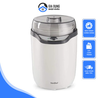 Máy làm sữa chua hy lạp vonshef, máy làm sữa chua tại nhà, bình 1.8l, nhập đức, bh 12 tháng