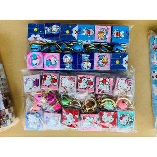 Móc khoá gấu dâu rubik
