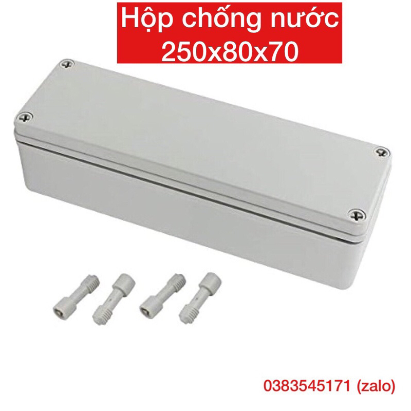 Hộp nhựa ABS siêu bền 250x80x70 chịu mưa nắng
