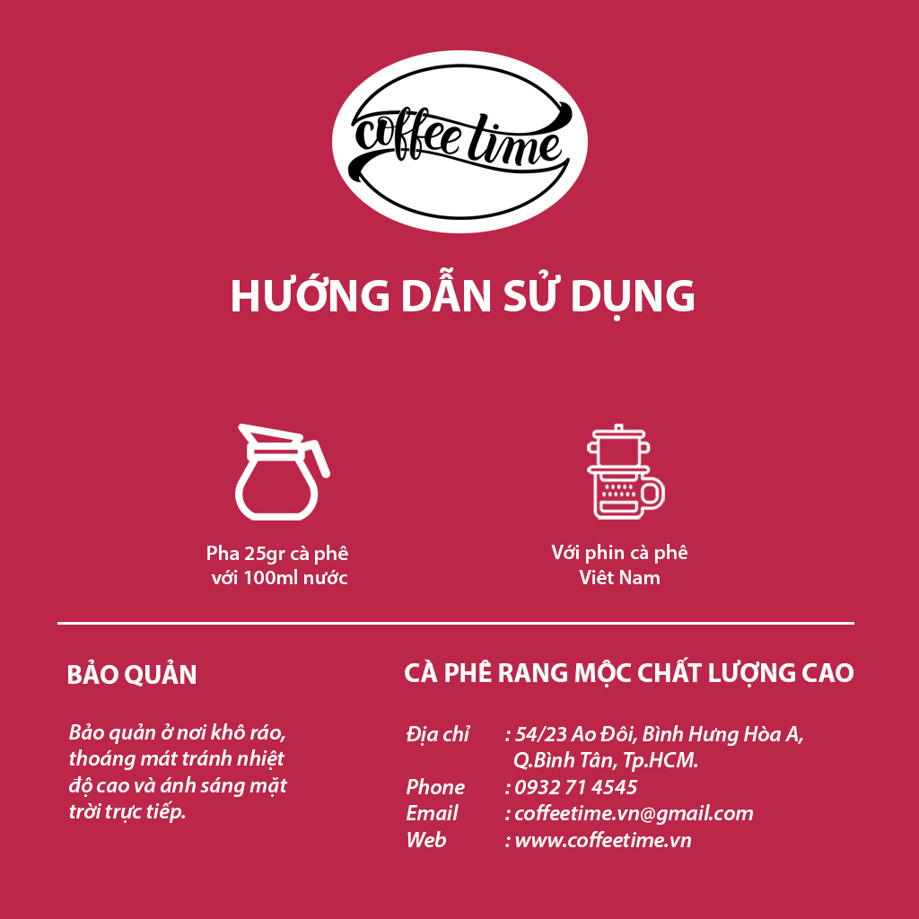 Phin.301 - Cà Phê Pha Phin 100% Robusta Honey - Thơm ngọt ngào mật ong, hậu vị sâu, đắng đậm