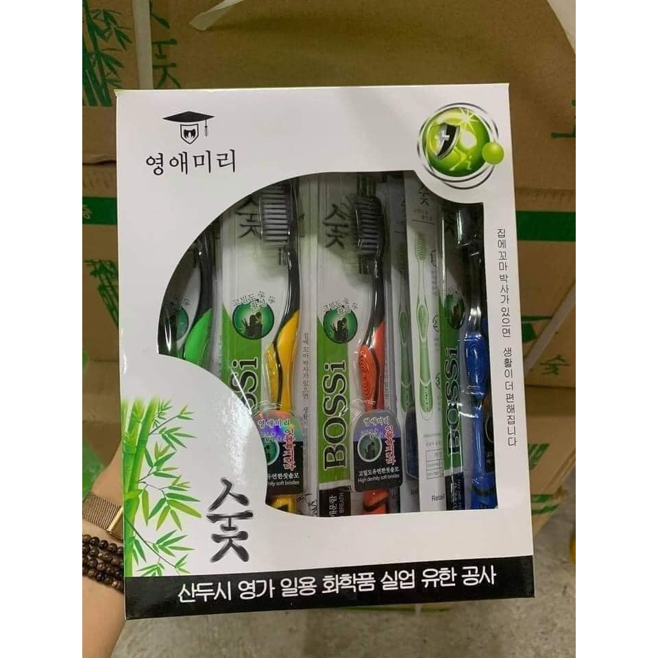 Bàn chải đánh răng than tre hoạt tính Hàn Quốc - Bàn chải mềm