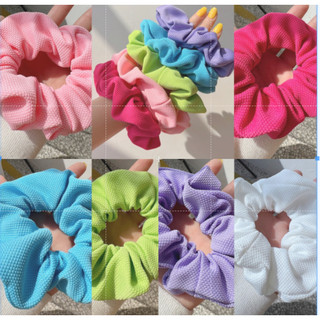 [Tím.Little] Set cột tóc scrunchies phi bóng, voan hình dễ thương nhiều màu