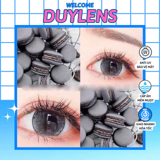 Kính giãn tròng SHIMMER GRAY 0-6 độ 14.5mm - Lens xám hoa đá giãn tròng Hàn Quốc hạn 1 năm
