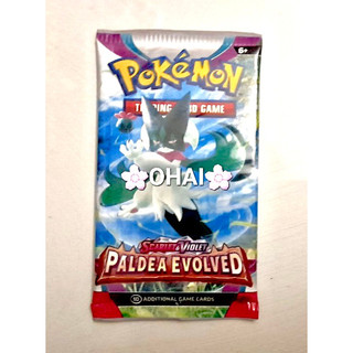 Pack lẻ thẻ bài pokemon tcg scarlet & violet paldea evolved chính hãng mới 100%