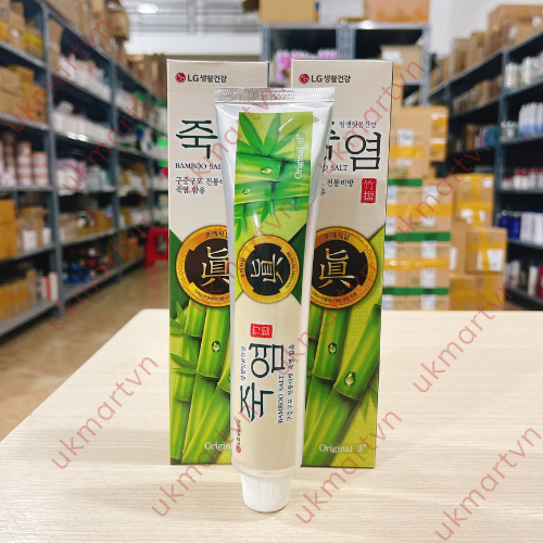 160g Kem Đánh Răng Bamboo Salt Muối Tre Chăm Sóc Nướu, Ngăn Ngừa Vi Khuẩn