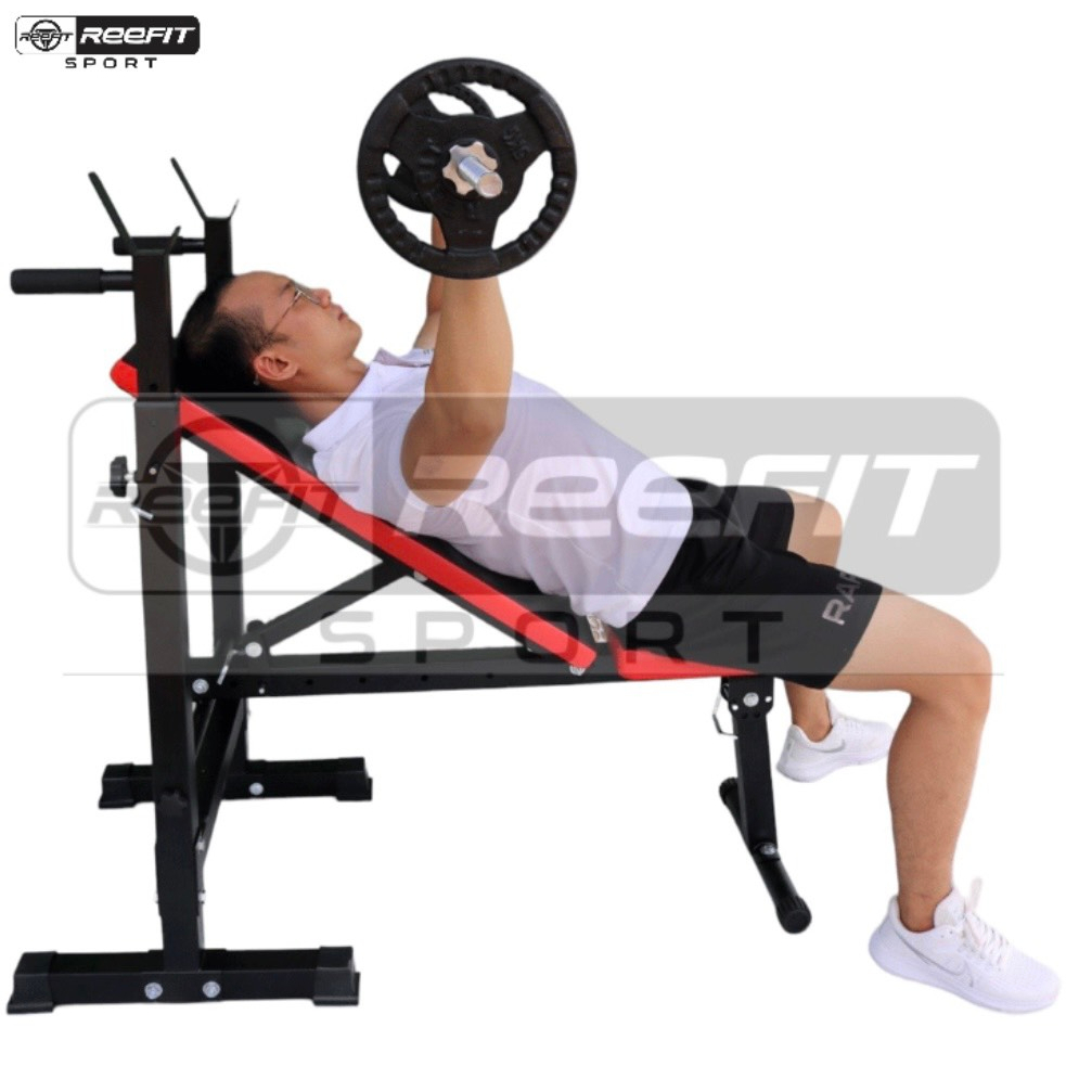 Ghế tập cử tạ đa năng ghế ​gập bụng ghê tập gym đa năng thiết bị thể hình RF-201002