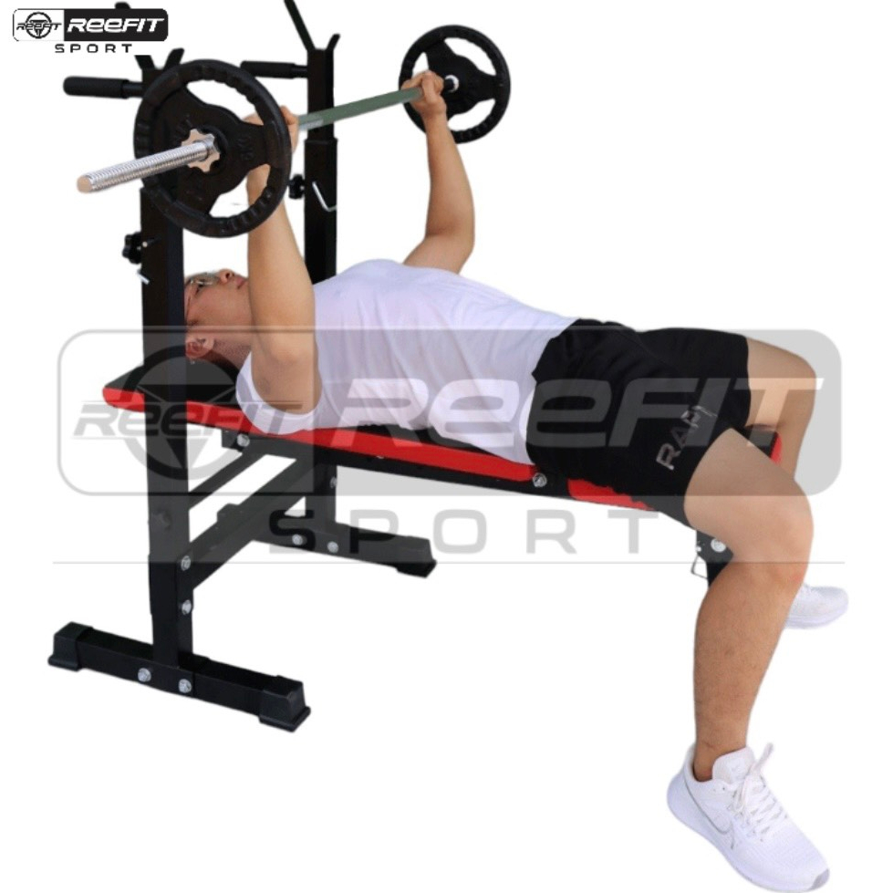 Ghế tập cử tạ đa năng ghế ​gập bụng ghê tập gym đa năng thiết bị thể hình RF-201002