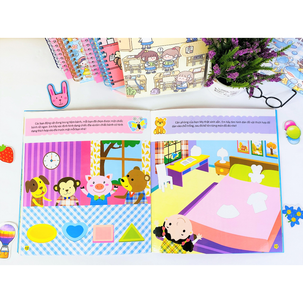 Sách - Sticker Bóc Dán Thông Minh - Phát triển chỉ số cảm xúc EQ - Tập 1 - Ndbooks