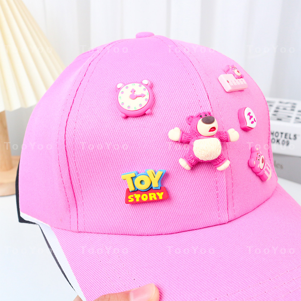 Mũ kết lưỡi trai Gấu dâu Lotso đính charm dễ thương cute TooYoo BK00147