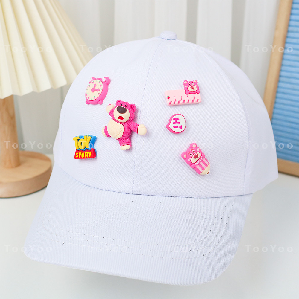 Mũ kết lưỡi trai Gấu dâu Lotso đính charm dễ thương cute TooYoo BK00147
