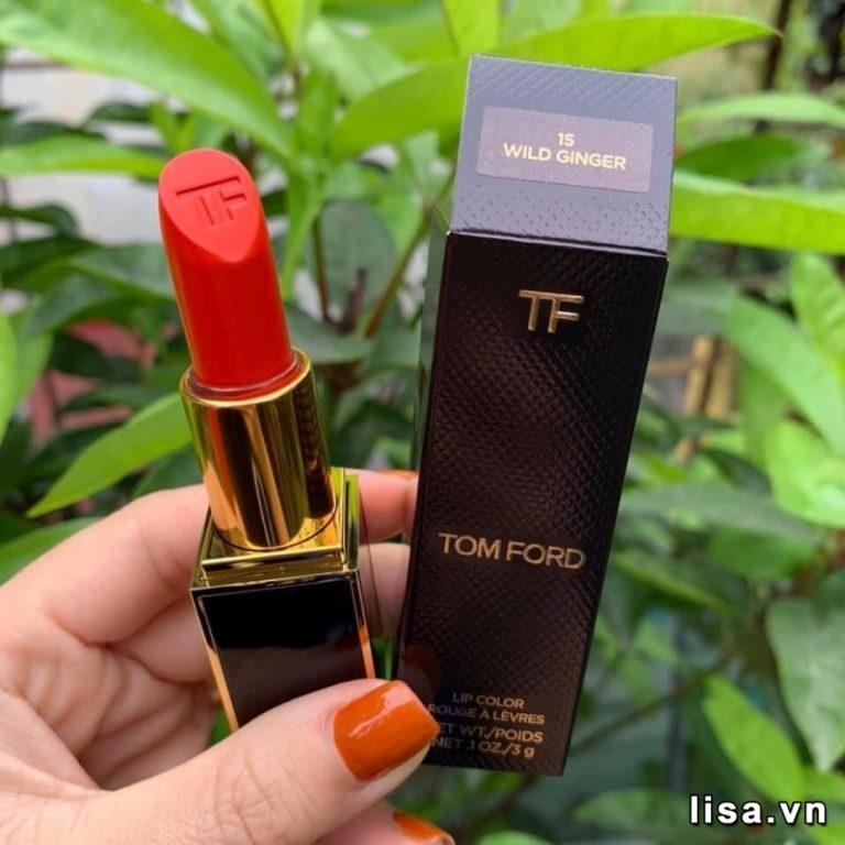 Son thỏi lì Tom Ford TF màu 15 Wild Ginger Fullsize
