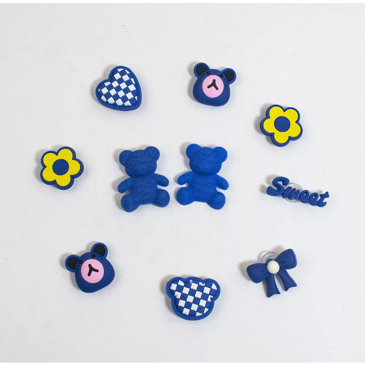 DIY có thể tháo rời dép lê accessories decorate nhiều hình tùy chọn dễ thương khóa giày