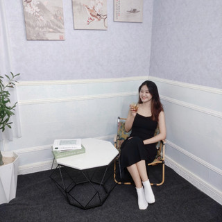 Bàn sofa, bàn trà KIM CƯƠNG, chân bàn ĐEN, mặt ĐÁ TRẮNG -LỤC GIÁC, sơn tĩnh điện , mặt dày đá dày 14mm