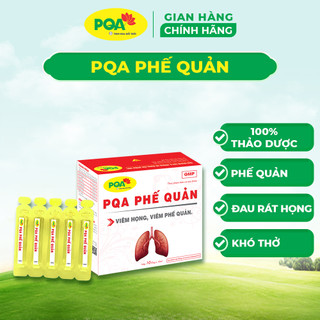 PQA Phế Quản Hộp 10 Ống, Dùng Khi Bị Hen Suyễn, Hen Phế Quản, V'iêm Phế Quản, Ho, Khò Khè, Khó Thở