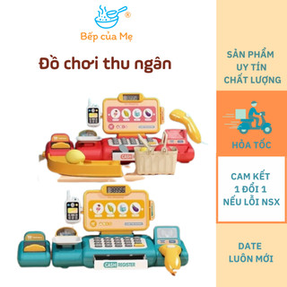 Bộ đồ chơi thu ngân bằng nhựa cao cấp cho bé , Shop Bếp Của Mẹ