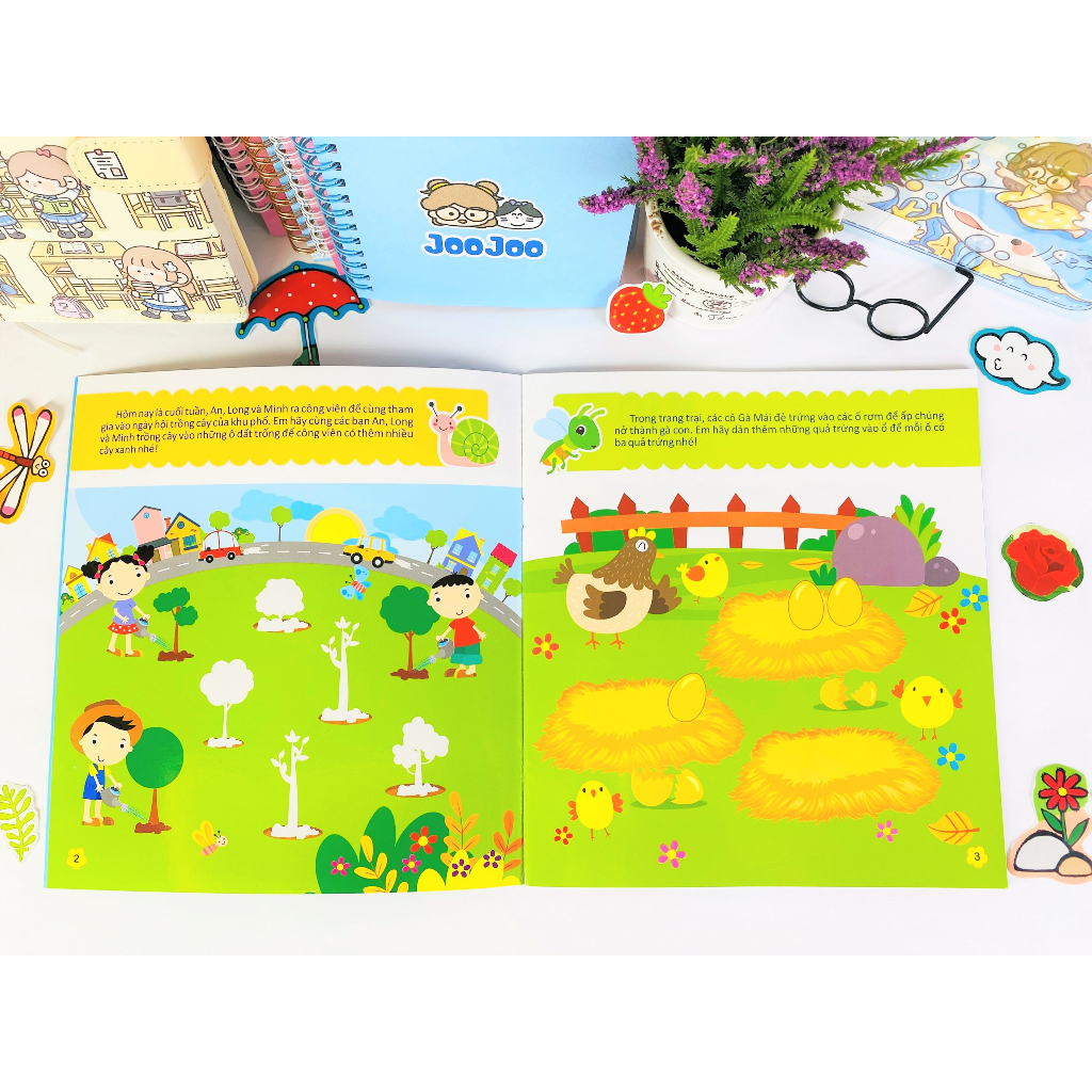 Sách - Sticker Bóc Dán Thông Minh - Phát Triển Chỉ Số CQ - Ndbooks