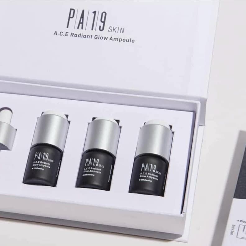 Tinh Chất Dưỡng Trắng PA19 Skin A.C.E Rdiant Glow Ampoule Whitening - Set 3 Chai