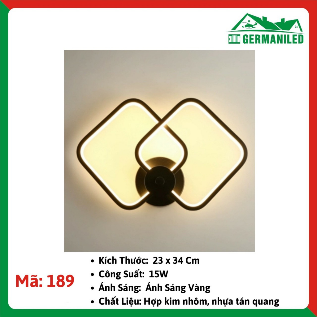 Đèn tường LED WISS gắn tường phong cách hiện đại, độc đáo.Đèn cầu thang,đèn trang trí derco